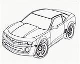 Camaro Coloring Pages Chevy Chevrolet Drawing Printable Corvette Ss Cars Car Z06 Impala Drawings Print Outline Silverado Clipart Getdrawings Getcolorings sketch template