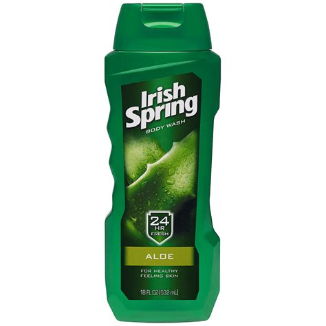 Irish Spring Aloe Vera Body Wash For Men 18 Fluid Ounce