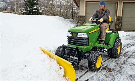 john deere snow attachments  signature  select series tractors