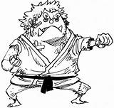 Jinbei Young Jinbe sketch template