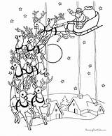 Pages Christmas Coloring Santa Claus Printing Help sketch template