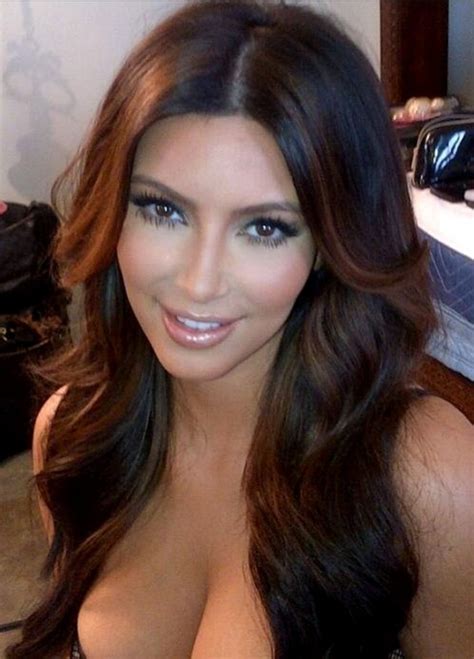 kim kardashian sexy long hairstyle with layers hairstyles weekly