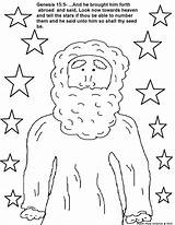 Coloring Abraham Stars Bible God Pages Abram Sunday School Story Lot Craft Name Calls Crafts Printable Children Genesis Colouring Sarah sketch template