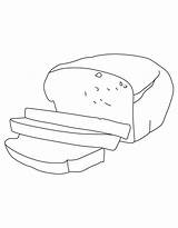 Bread Coloring Printable Pages Grain Toast Whole Template sketch template
