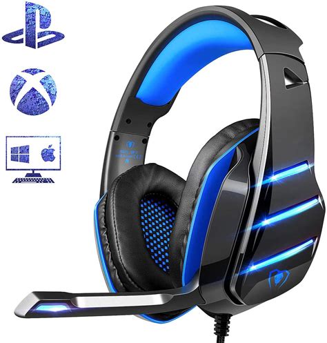 ps gaming headset  mic beexcellent newest deep bass stereo sound  ear headphone