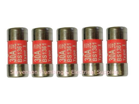 consumer unit fuses  pack bs  amp fuse box cartridge fuses ebay