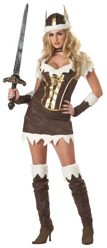 sexy viking vixen mrs thor adult halloween costume ebay