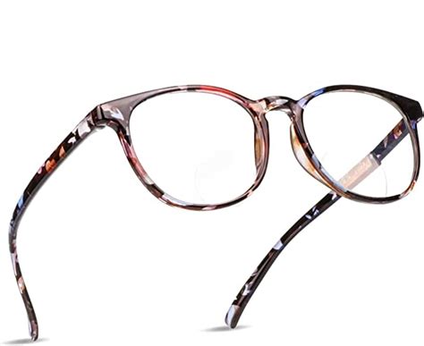 no line bifocal reading glasses with clear top