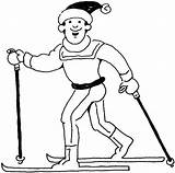 Pages Ski Coloring Skiing Doo Man Printable Lift Getcolorings Getdrawings Template sketch template