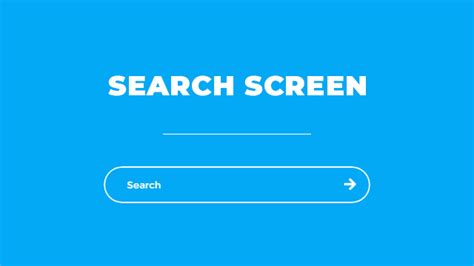 awesome search screen  html css jquery darkcode