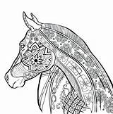 Mosaic Coloring Pages Animal Getcolorings Printable Color sketch template