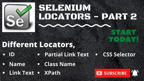 selenium locators part  youtube