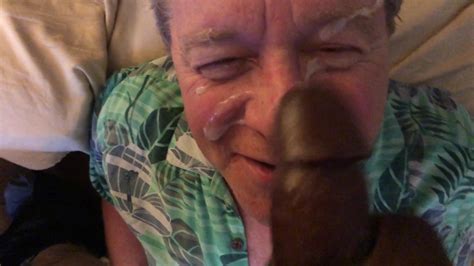 hungry cock sucker giving a blowjob and watching himself