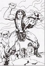 Kirby Jack Thundarr Barbarian Cap Comics Capnscomics sketch template