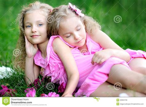 Portrait Of Two Twins Royalty Free Stock Image Image