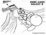 Coloring Pages Mario Super Galaxy Bros Nintendo Printable Games Bit Kids 3d Template Omalovanky sketch template