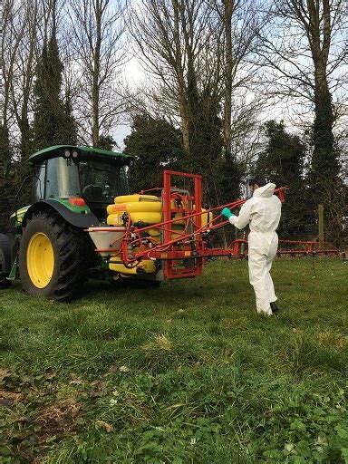 pesticide training paa boom sprayer tractor mounted cafre