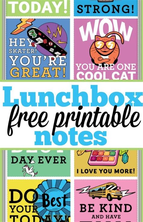printable lunchbox notes  kids  printable jokes  kids