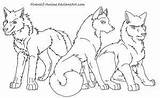 Wolf Lineart Firewolf sketch template
