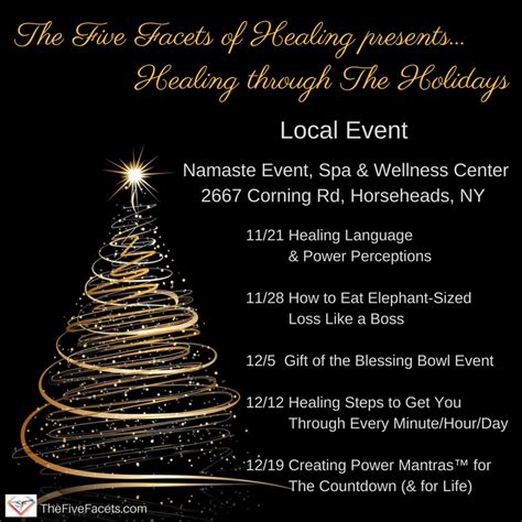 healing   holidays local event namaste event spa