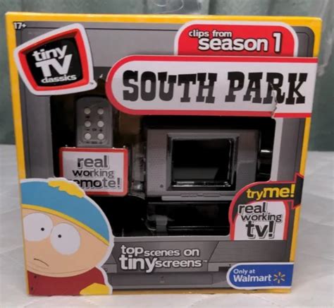 South Park Tiny Tv Classics Working Mini Television With Remote Basic