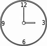 Clock Coloring Wecoloringpage sketch template