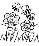 Lente Kleurplaat Bee Kleurplaten Bees Abelha Bumble Printen Imprimir Kleuren Topkleurplaat Insect sketch template