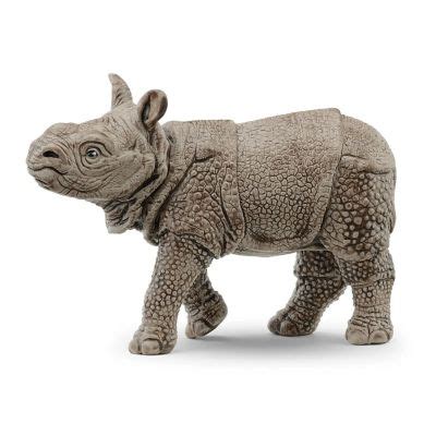 schleich wilfe life indian rhinoceros baby thebay