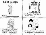 Joseph St Coloring Mini Pages Book Saint Prek sketch template
