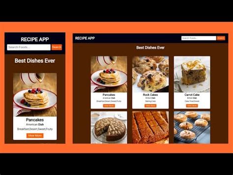 responsive foodrestaurant website  html css  javascript food