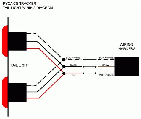 wiring diagram  led tail lights fitfathers  unusual light   tail light wiring