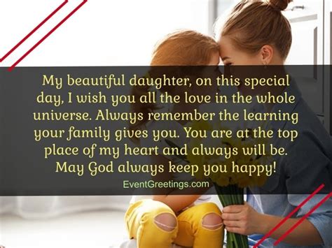50 wonderful birthday wishes for daughter from mom