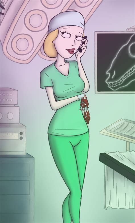 rick and morty beth the surgeon by hichcoot on deviantart