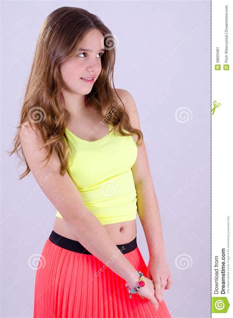 Beautiful Innocent Teenager Stock Image Image Of Confident Lady