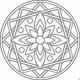 Mandalas Vierecke Blume Coloring Malvorlage Malvorlagen Ausmalbild Mantras sketch template
