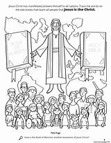 Coloring Christ Jesus Pages Printable Book Print sketch template