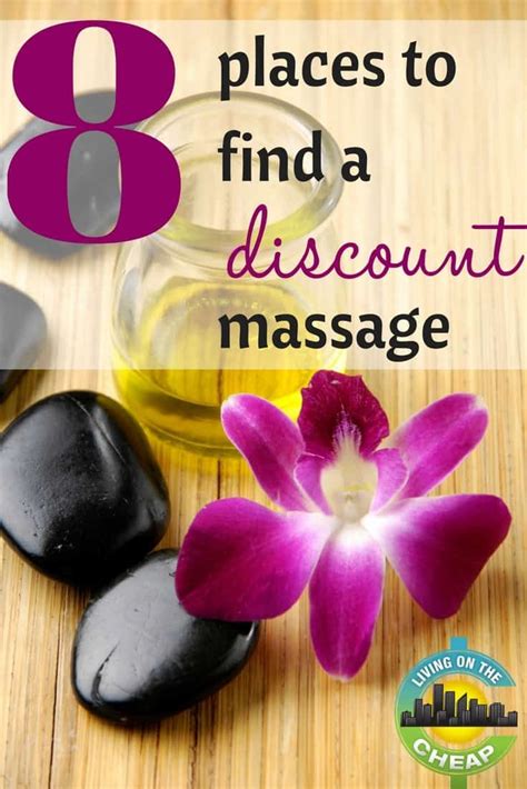 8 places to find a discount massage discount massage saving money