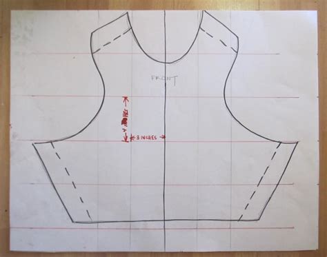 template pictures   foam chest piece childrens apron pattern