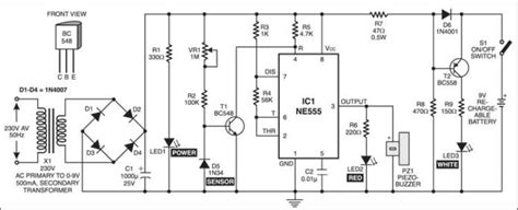 mains box heat monitor circuit full project