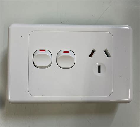 single power point  extra switch maspion australia