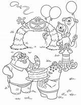 Monsters Coloring Pages University sketch template