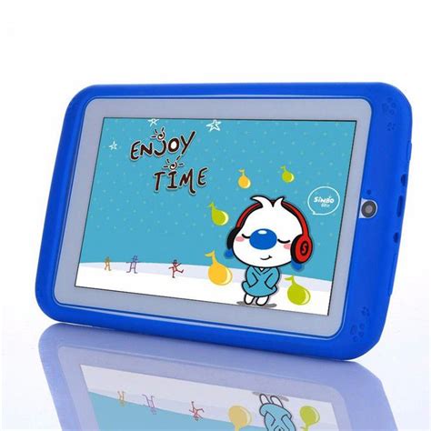 android tablet computer blue  kids  display hd visuals mah battery