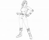 Asuka Kazama Tekken Character Coloring Pages sketch template