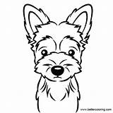 Yorkie Coloring Pages Printable Dog Drawing Clipart Kids Clipartmag Adults Terrier Color Poo Drawings Print sketch template