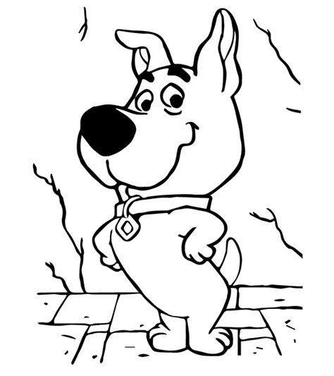 printable scooby doo coloring pages printable word searches