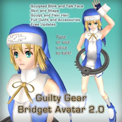 Second Life Marketplace Guilty Gear Bridget Anime Avatar 2 0