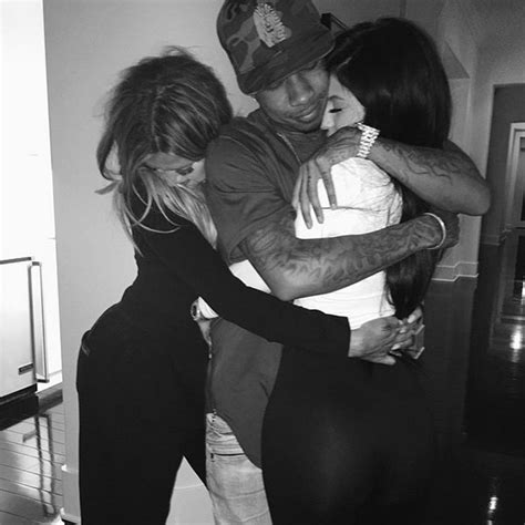 [pic] kylie jenner and tyga s pda in instagram pic with khloe kardashian hollywood life