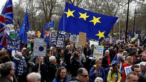 pro brexit protesters chant leave means leave  front  uk parliament urdupoint