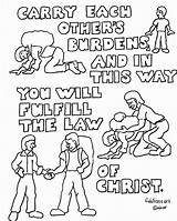 Galatians sketch template