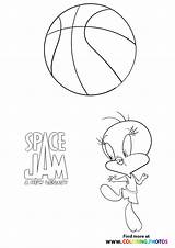 Tweety Bird Daffy Tunes Looney Duck Taz sketch template